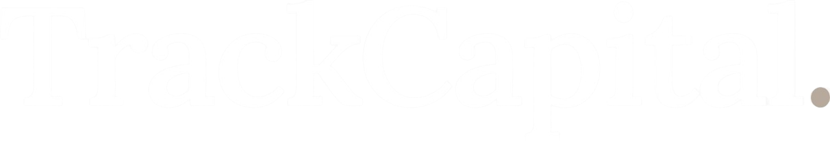 track capital logo in white font